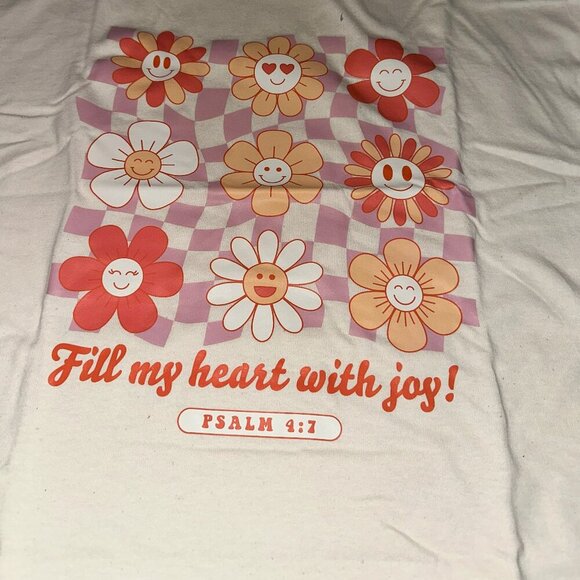 Psalm 4:7 Fill My Heart with JOY! Size Medium Gildan by Eternal Light Co NWT - Picture 2 of 5